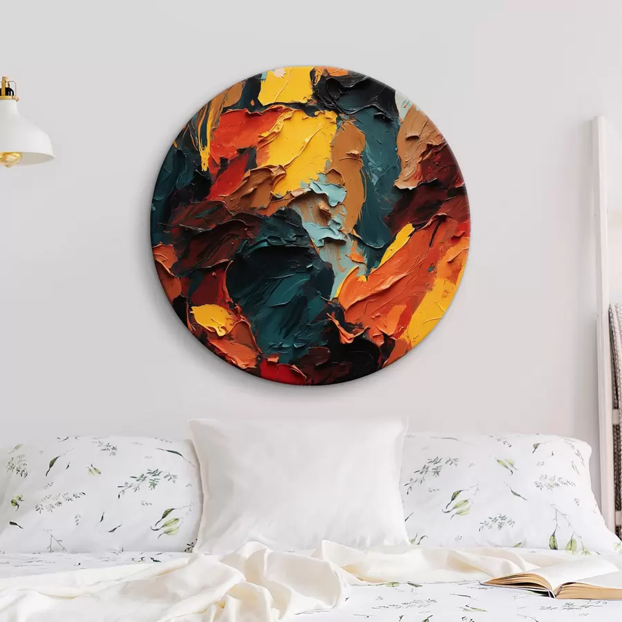 carta da parati Dipinto ad olio astratto multicolore nr. r40457