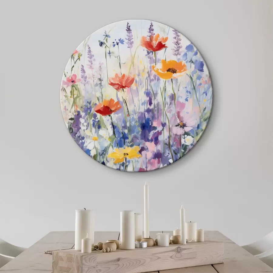 carta da parati Fiori di campo in acquerello nr. r40503