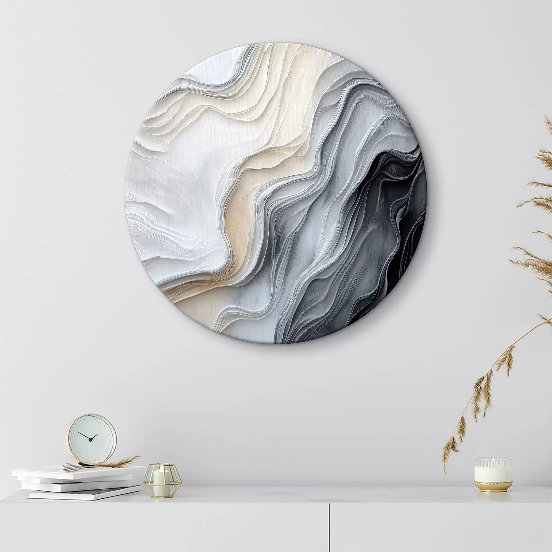 carta da parati Onde astratte con texture imitativa nr. r40507