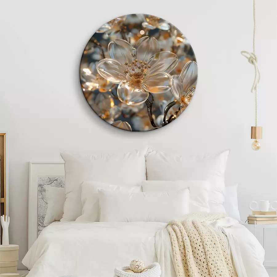 carta da parati Fiori di vetro in colori pastello nr. r40660