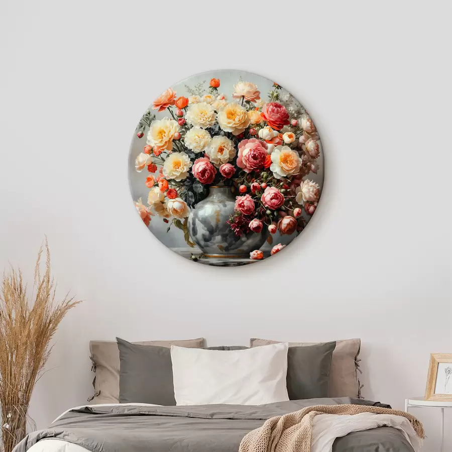 carta da parati Un bouquet di fiori luminosi in un vaso nr. r40733