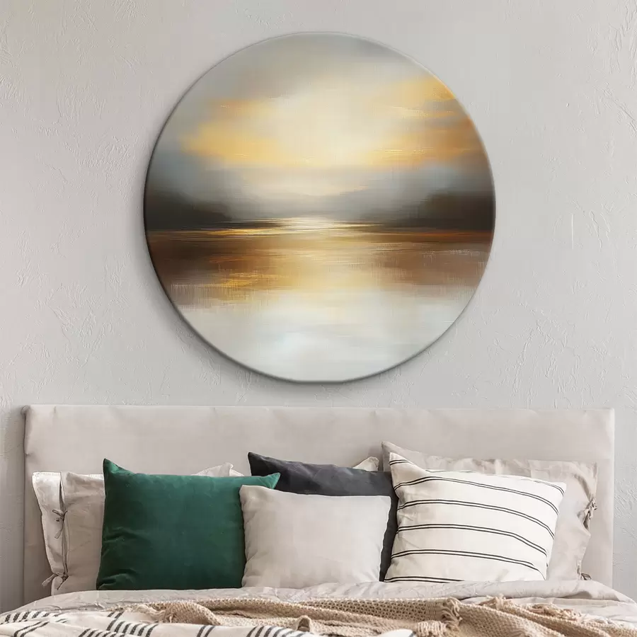 carta da parati Paesaggio astratto con tramonto nr. r40738