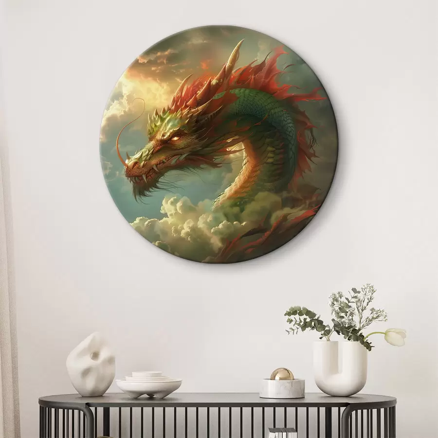 carta da parati Drago tra le nuvole nr. r40779