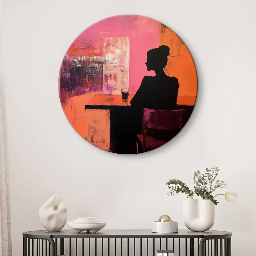 carta da parati Ragazza con un bicchiere di vino nr. r40829