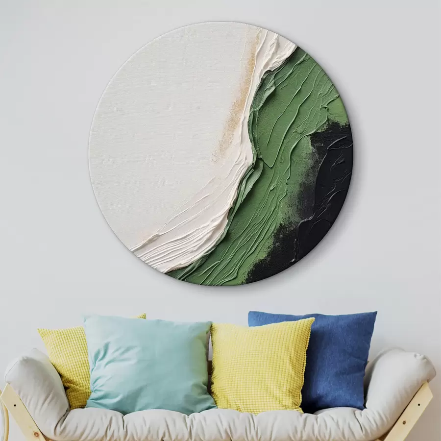 carta da parati Stucco, verde, colore scuro nr. r40848