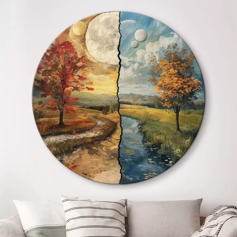 carta da parati Le stagioni nella pittura ad acquerello nr. r40923