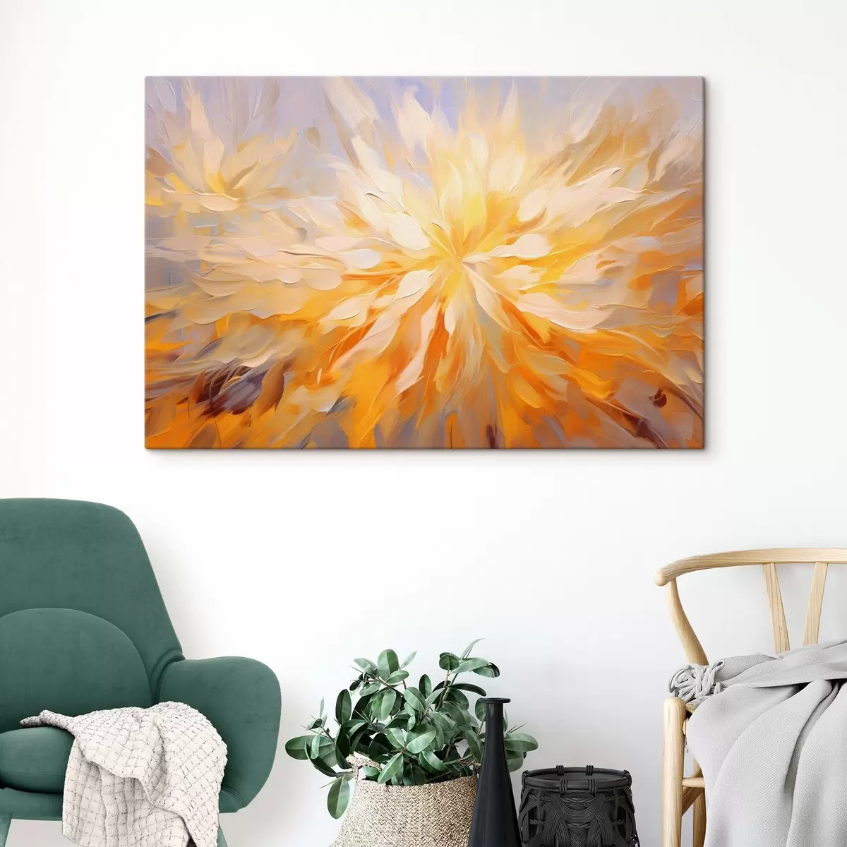 carta da parati Grande fiore astratto nr. s42184