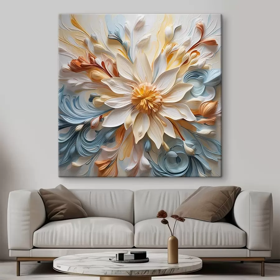 carta da parati Astrazione floreale, modellazione per imitazione nr. s42188