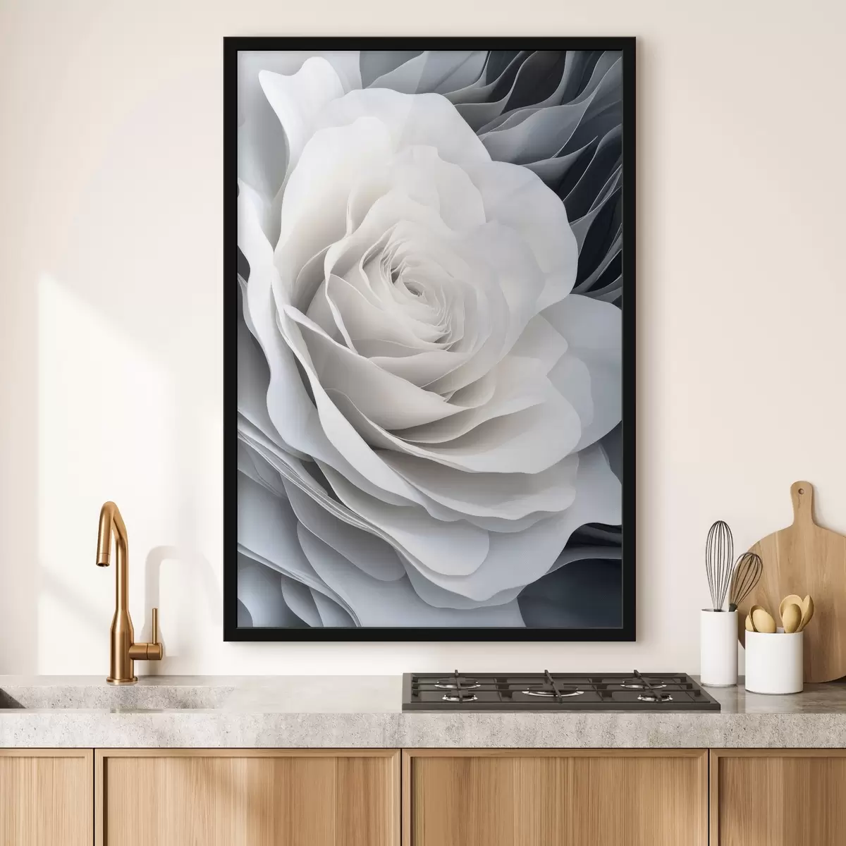 Poster Rosa bianca f42187