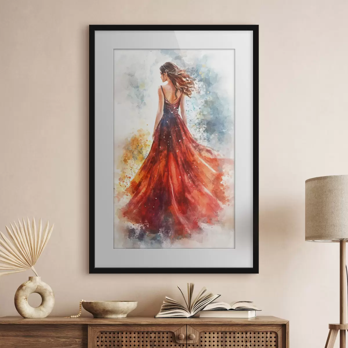 Poster Movimento rosso f42193