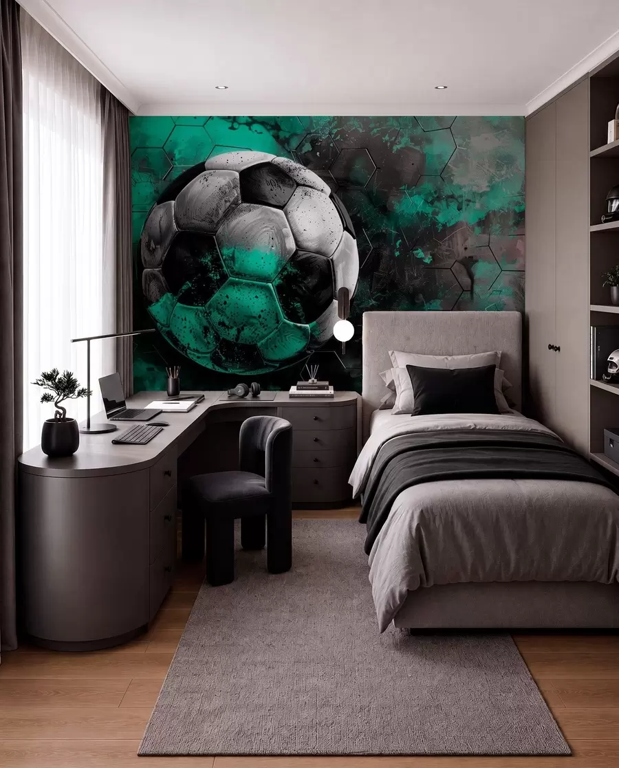 carta da parati Pallone da calcio nr. w08618
