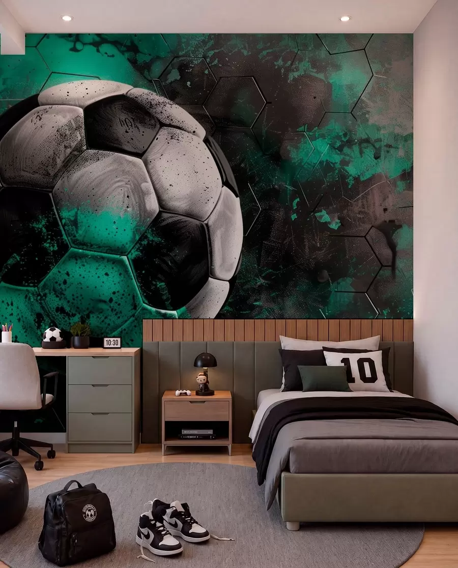 carta da parati Pallone da calcio nr. w08618