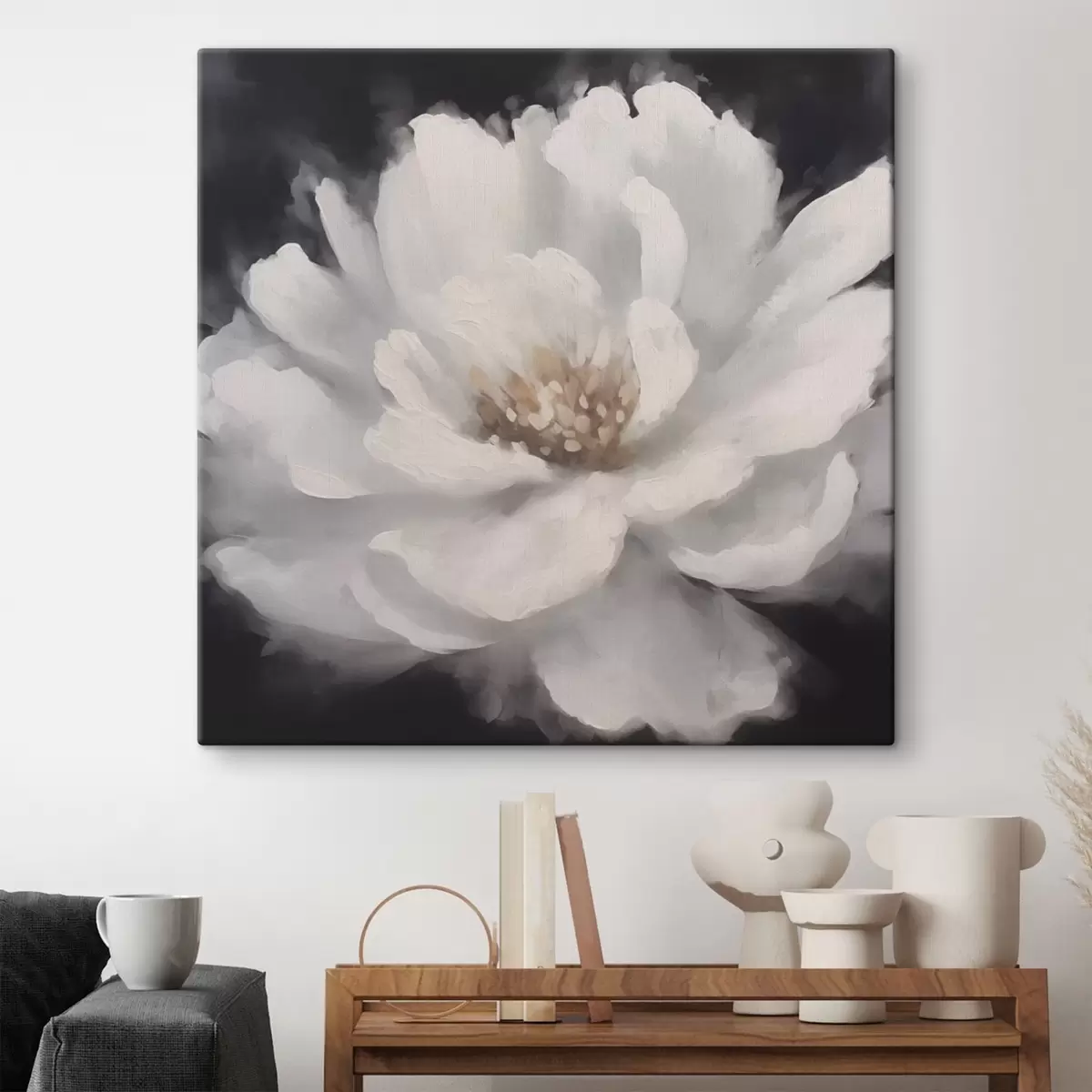 carta da parati Peonia bianca nr. s42338