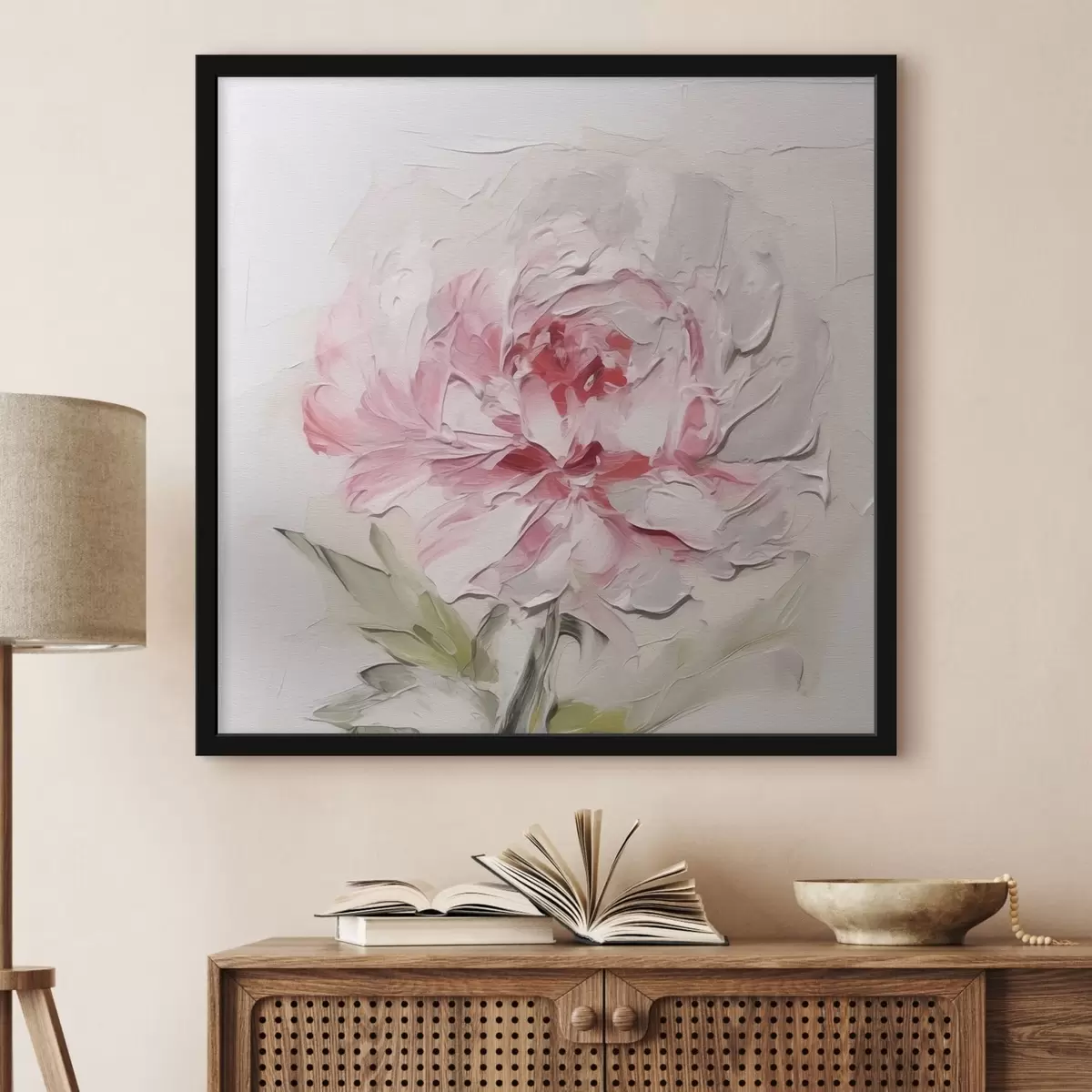 Poster Fiore di peonia rosa f42336