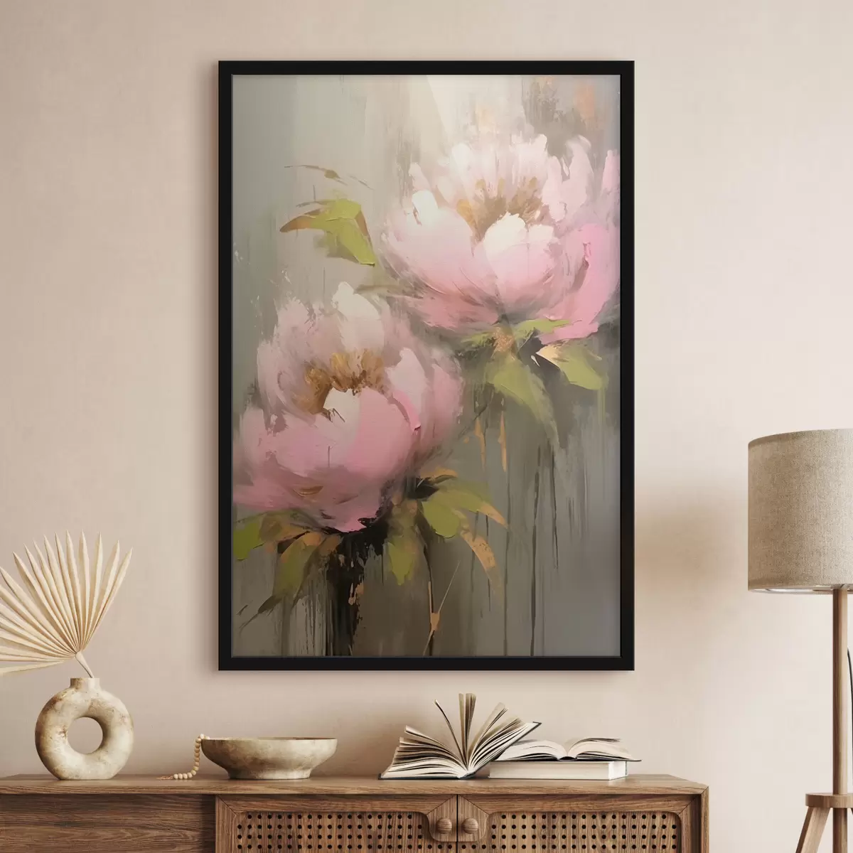 Poster Due fiori di peonia f42350