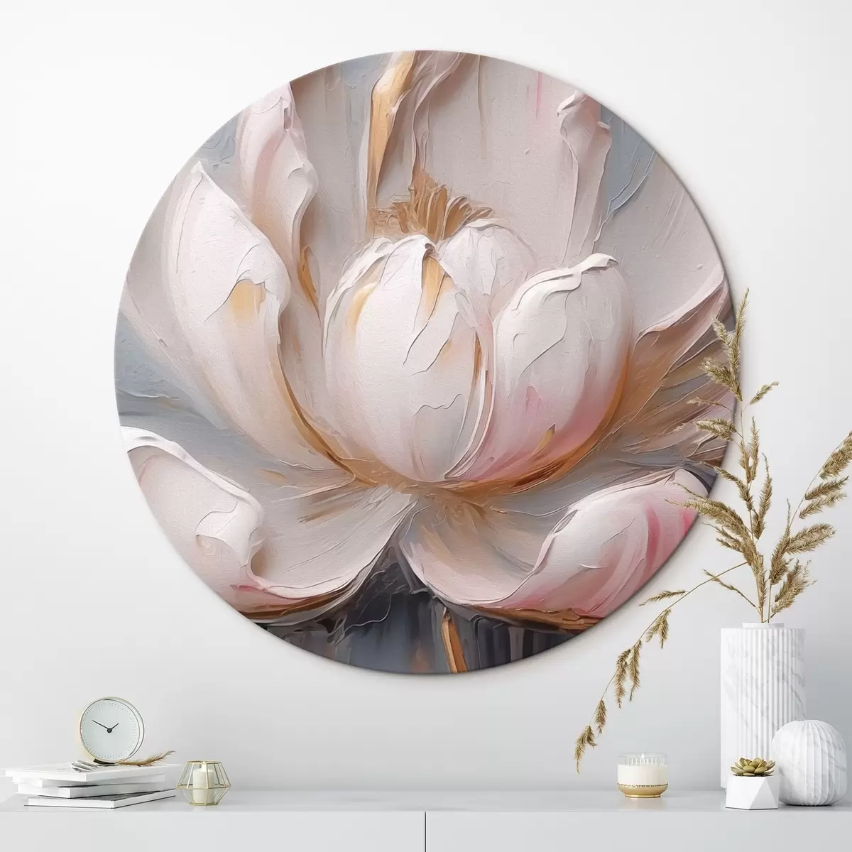 Quadri rotondi Fiore bellissimo r42337