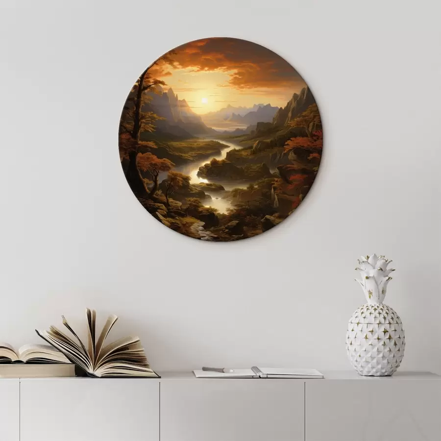 carta da parati L'alba in montagna nr. r42385