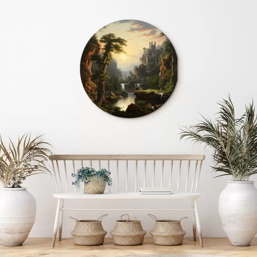 carta da parati Cascata in montagna nr. r42386