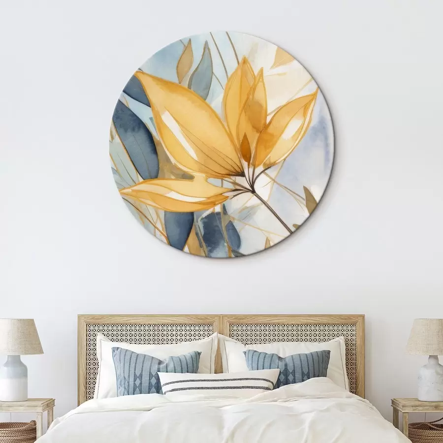 carta da parati Fiori astratti ad acquerello nr. r42387