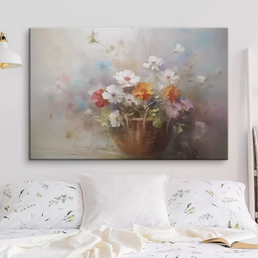 carta da parati Pittura a imitazione di fiori selvatici nr. s42420
