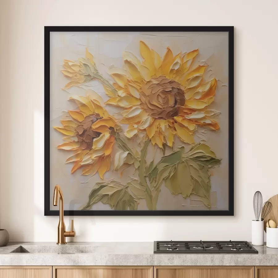 carta da parati Imitazione dei girasoli nr. f42411