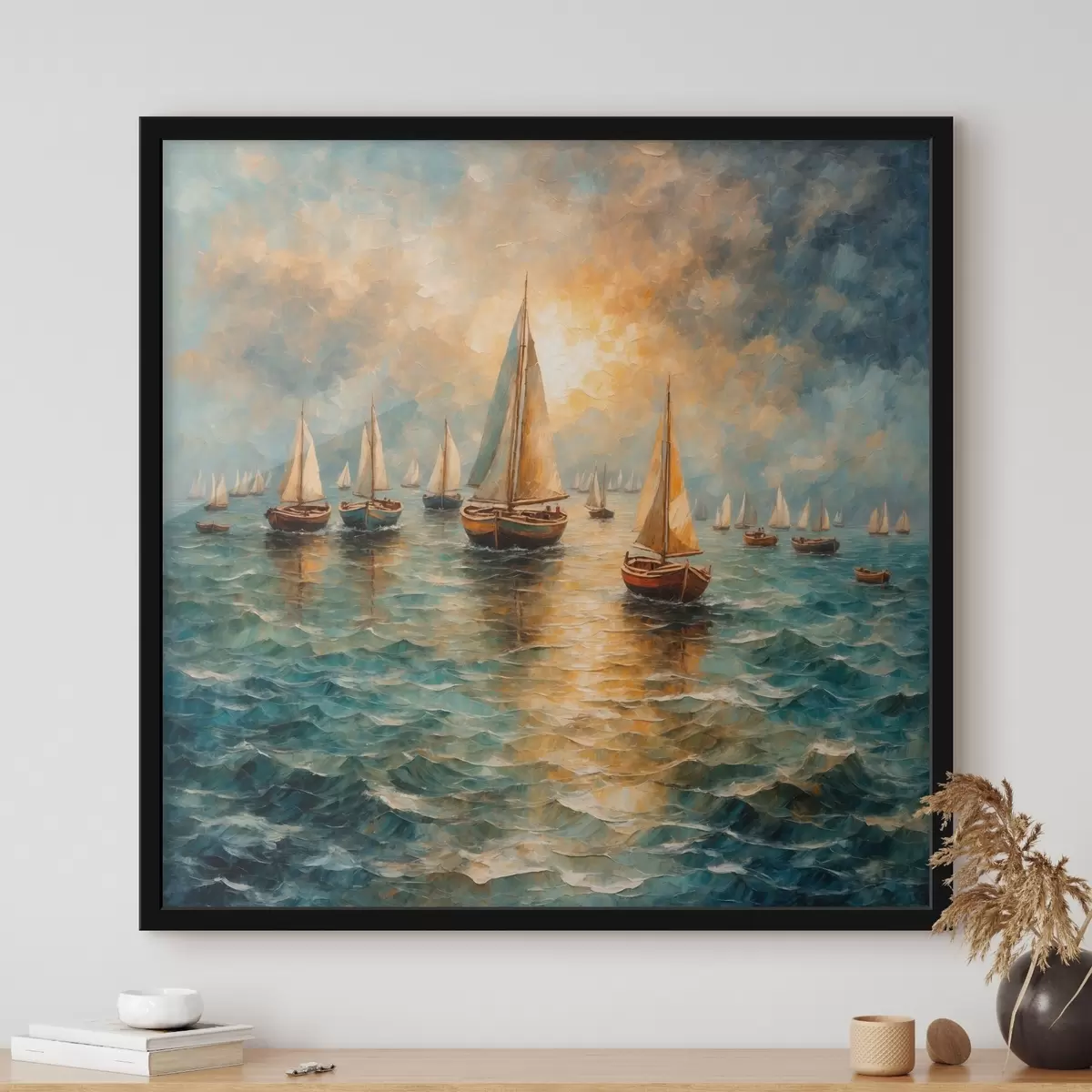 Poster Navi in mare f42264