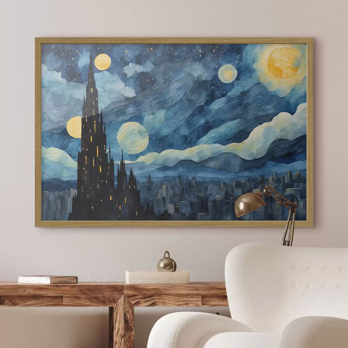 Poster Stelle sul sonno urbano f42268