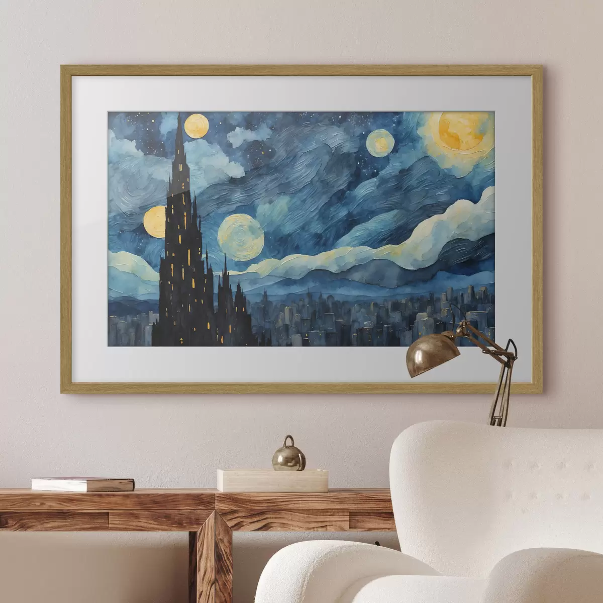 Poster Stelle sul sonno urbano f42268