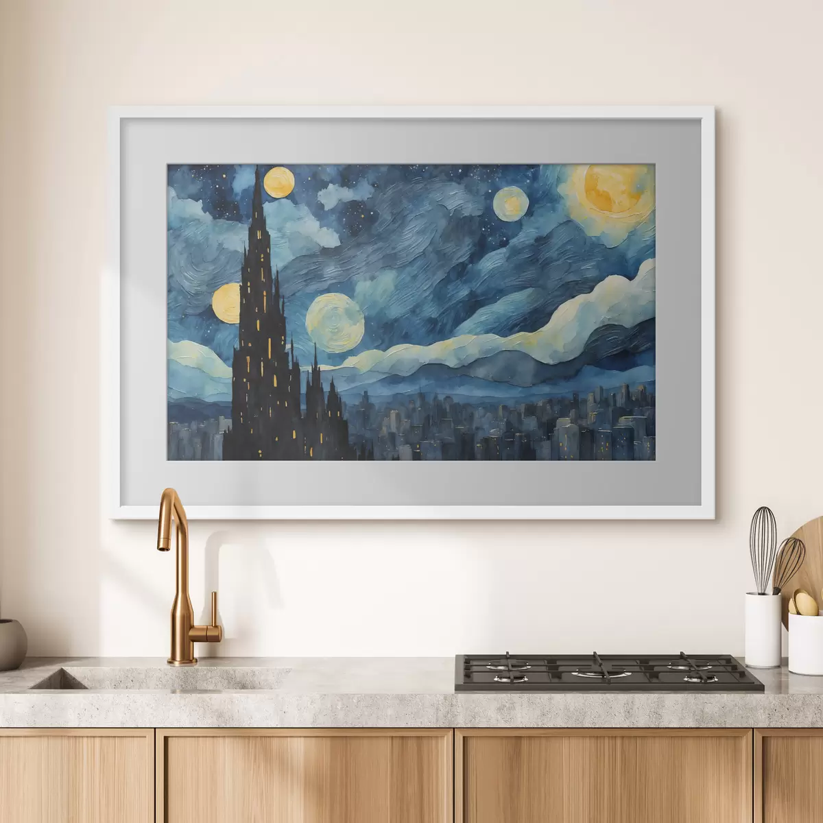 Poster Stelle sul sonno urbano f42268