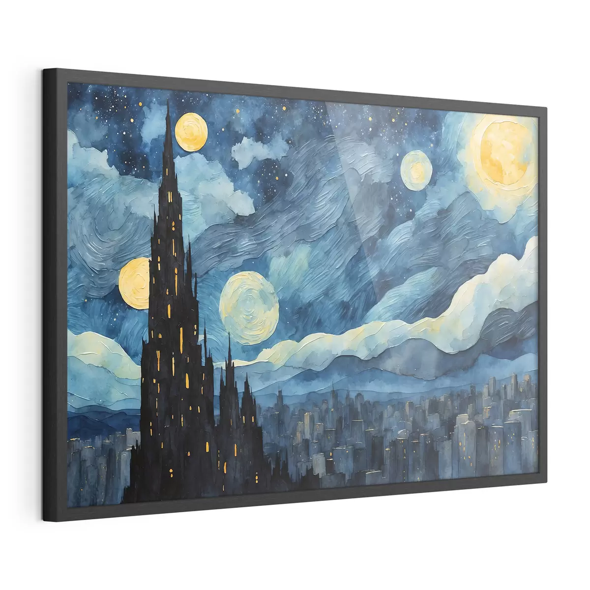 Poster Stelle sul sonno urbano f42268