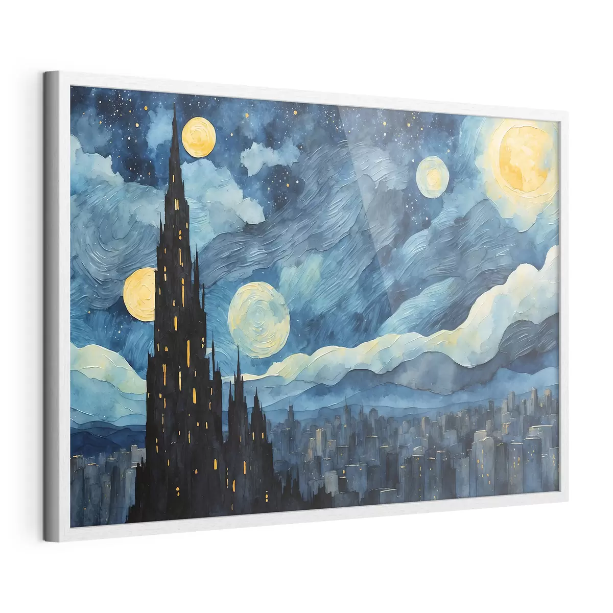 Poster Stelle sul sonno urbano f42268
