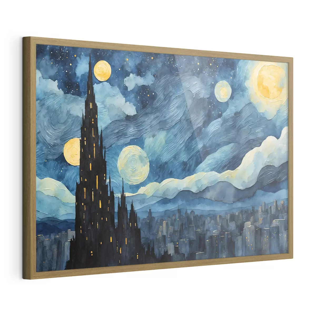 Poster Stelle sul sonno urbano f42268