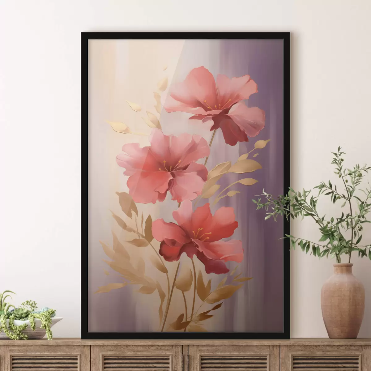 Poster Fiori astratti f42462