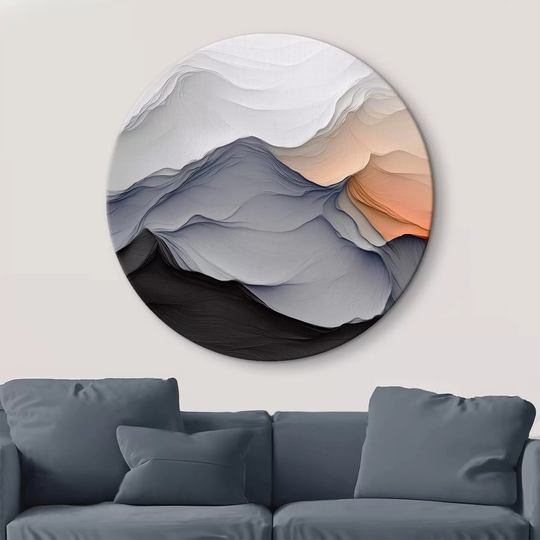 carta da parati Astrazione con imitazione o montagna nr. r42457