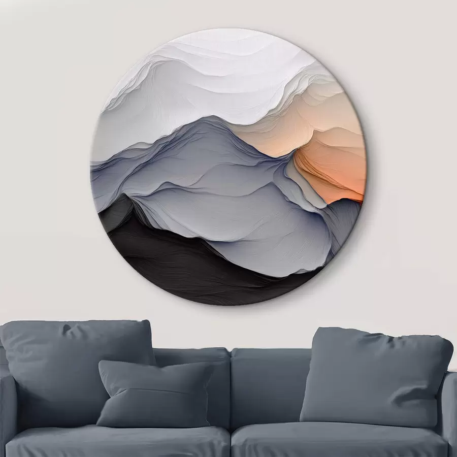 carta da parati Astrazione con imitazione o montagna nr. r42457