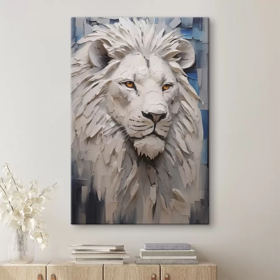 carta da parati Pittura a imitazione del leone nr. s42468