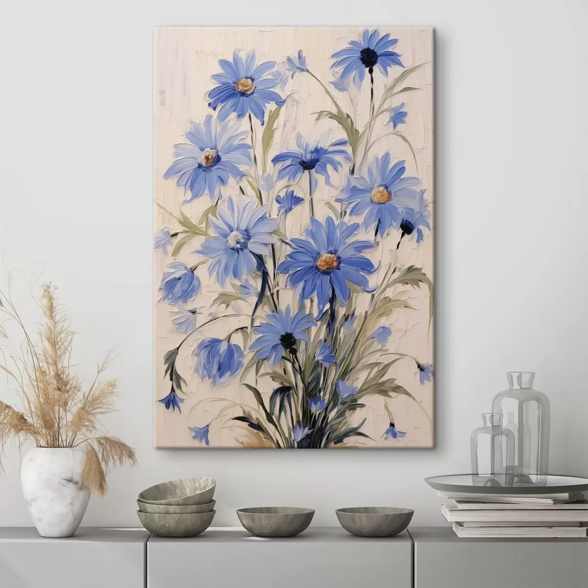 carta da parati Pittura a imitazione di fiori selvatici nr. s42471