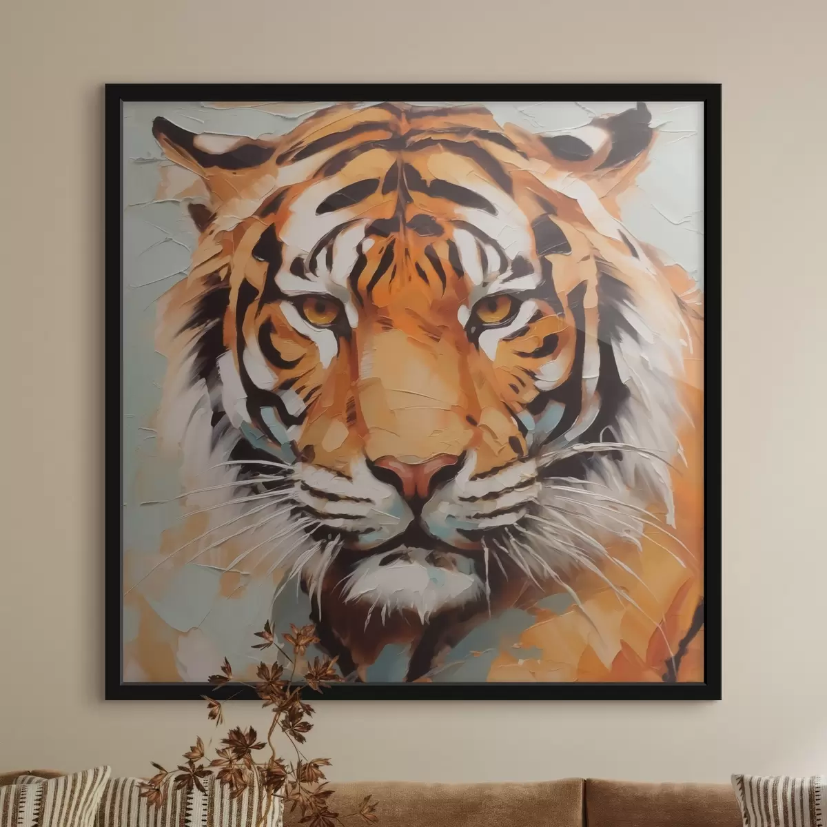 Poster Pittura ad imitazione della tigre f42463