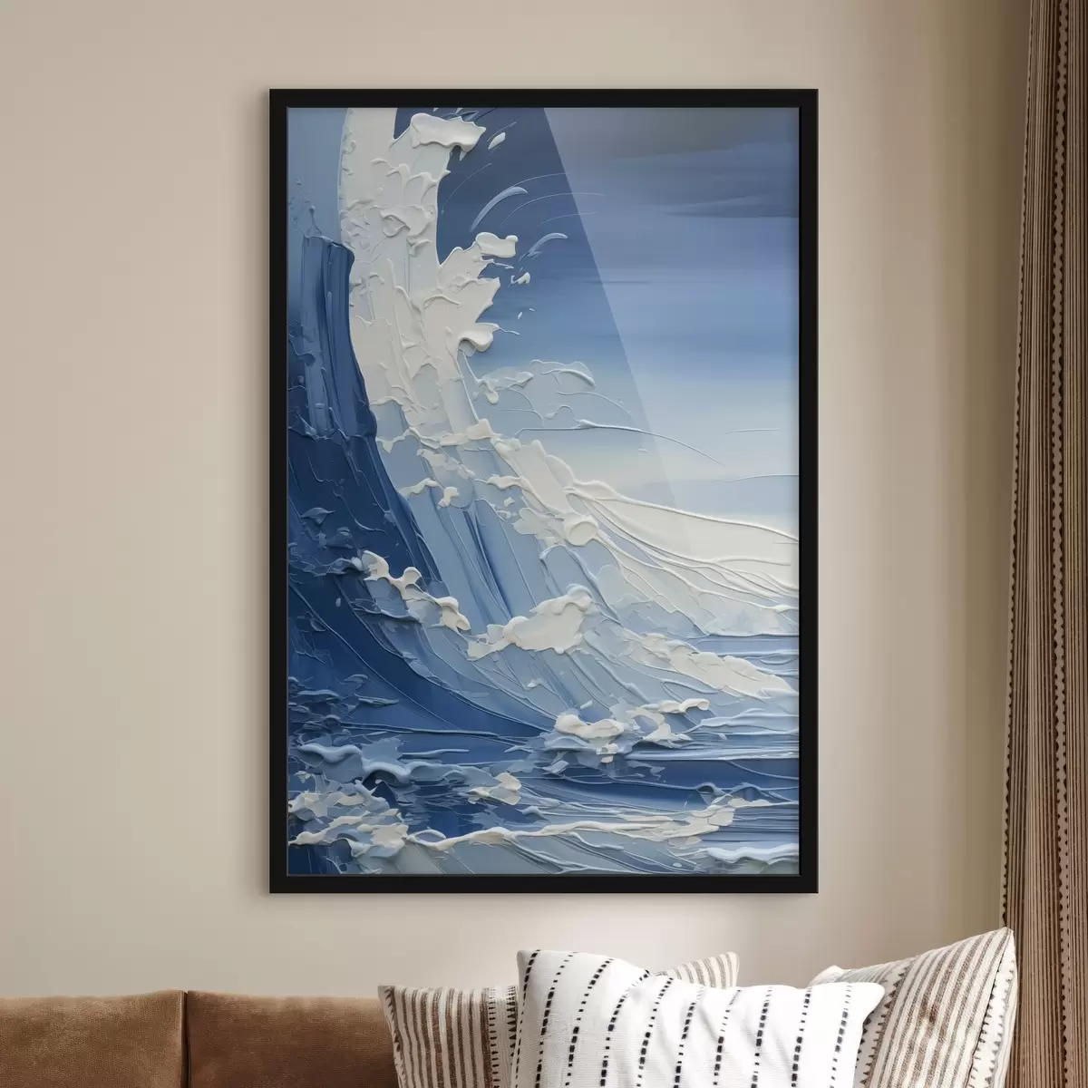 Poster Pittura a imitazione delle onde marine f42465