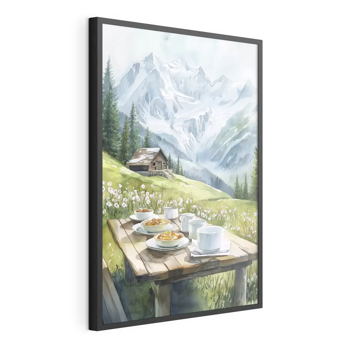 Poster Colazione tra le vette f42426
