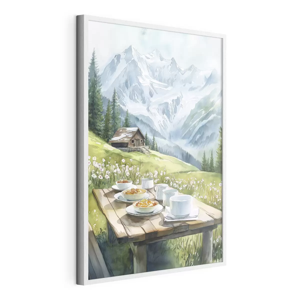 Poster Colazione tra le vette f42426