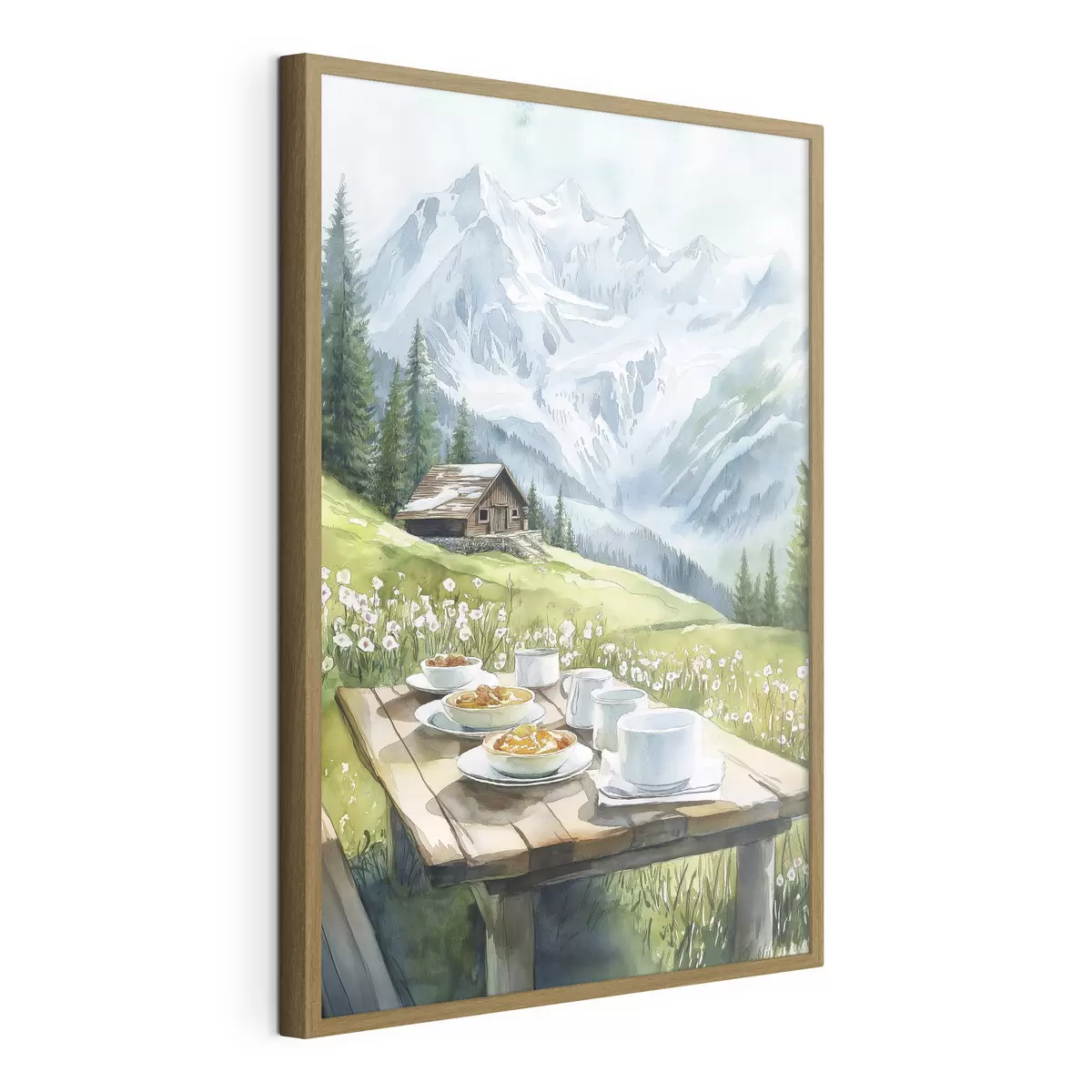 Poster Colazione tra le vette f42426