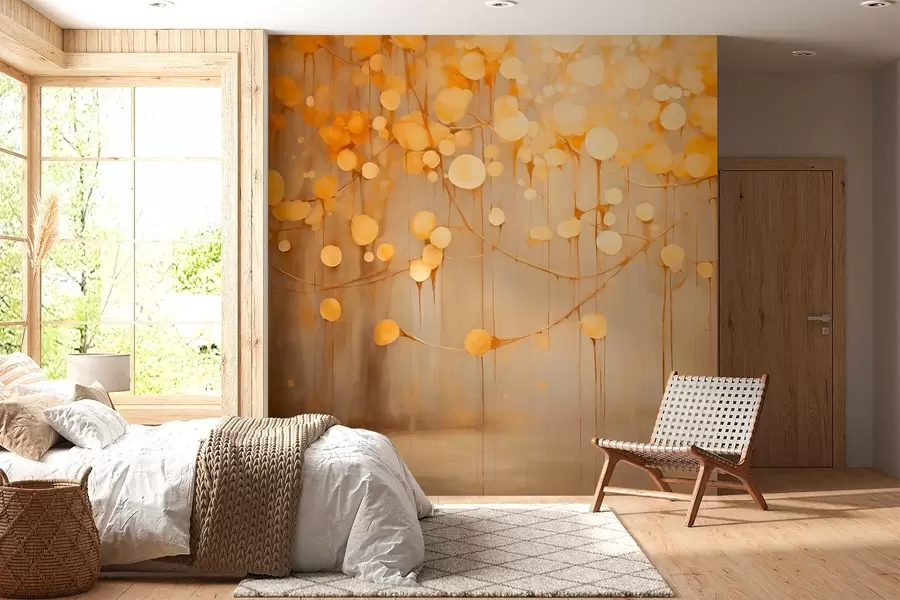 carta da parati Astrazione arancione nr. w02824