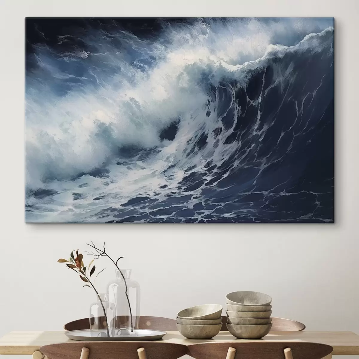 carta da parati Onda oceanica in tempesta nr. s42487