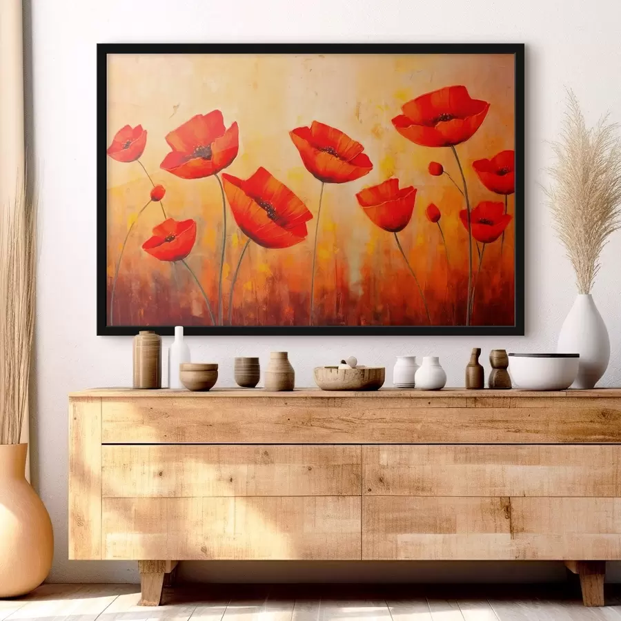 carta da parati Papaveri rossi nr. f42483