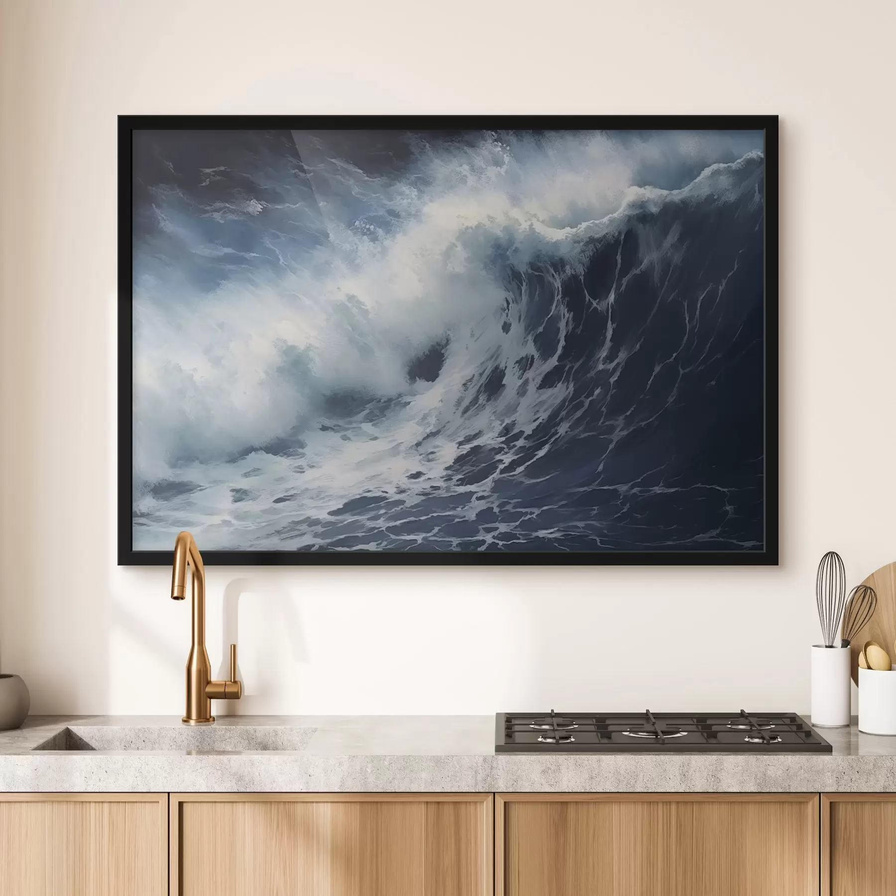 carta da parati Onda oceanica in tempesta nr. f42487