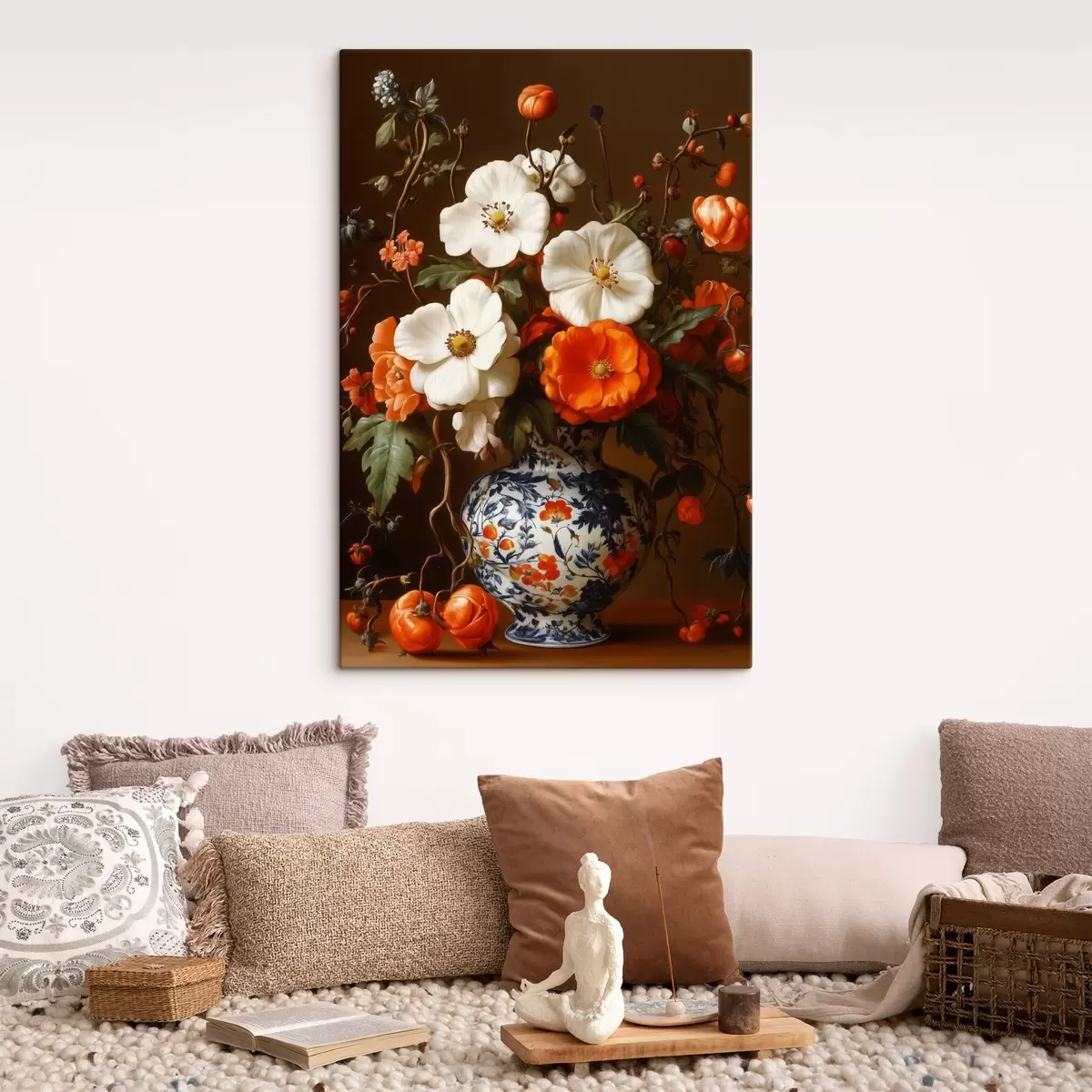 carta da parati Bouquet in vaso dipinto nr. s42497