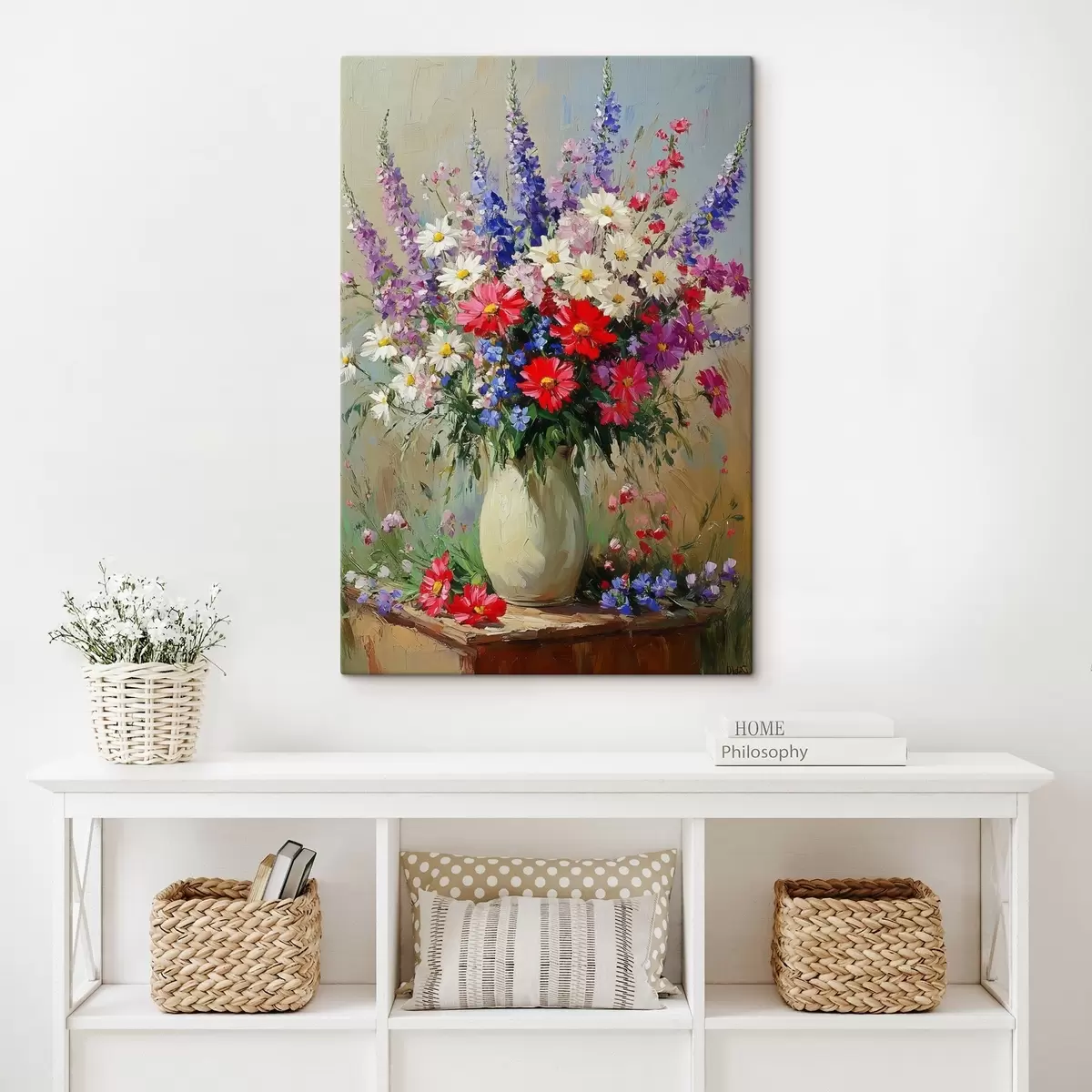 carta da parati Un luminoso bouquet di fiori di campo nr. s42498
