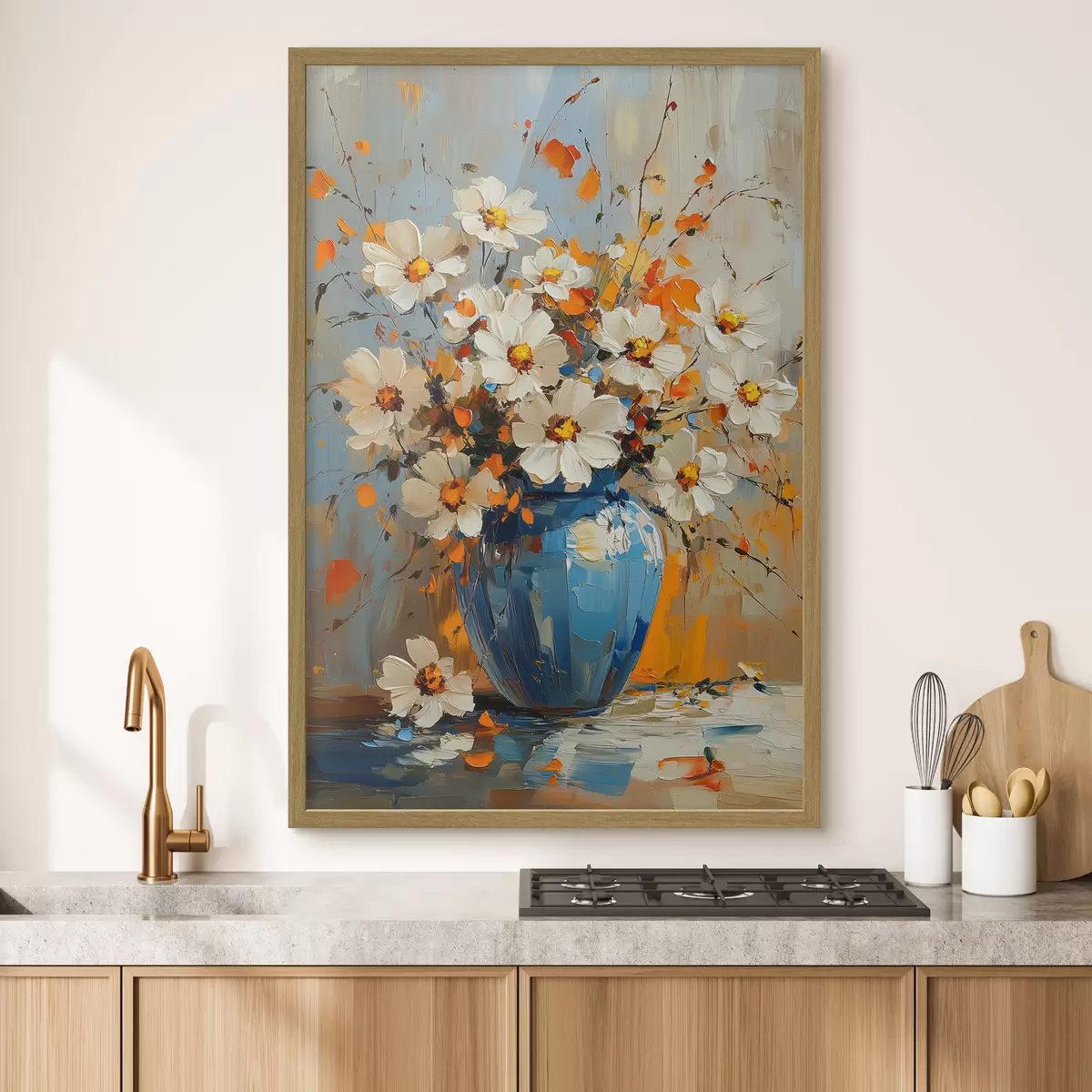 Poster Mazzo di margherite in un vaso f42493