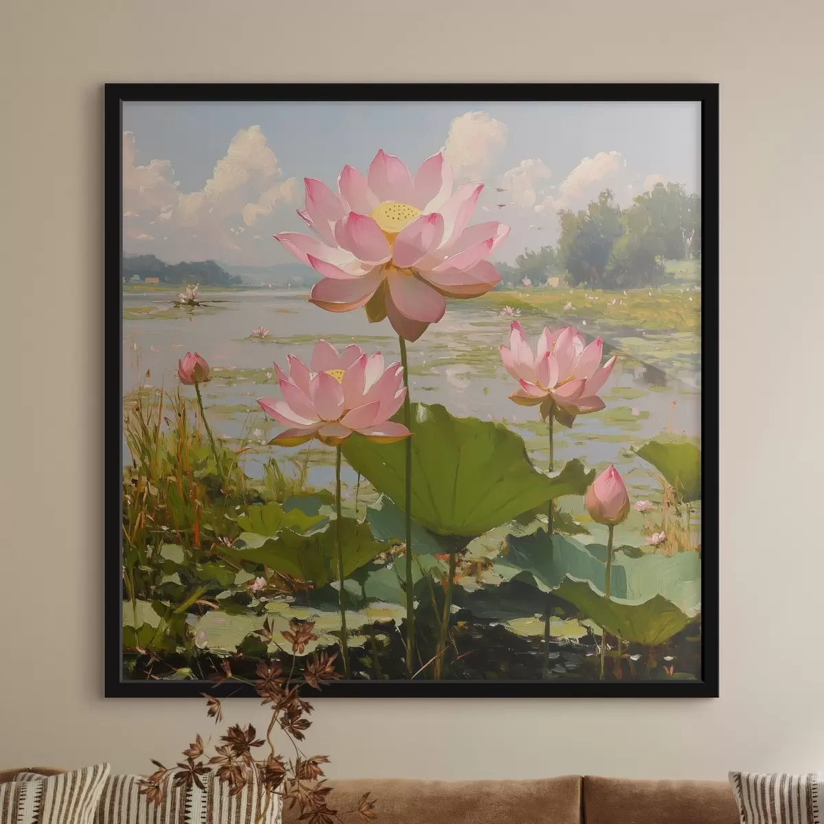 Poster Loti sull'acqua f42502